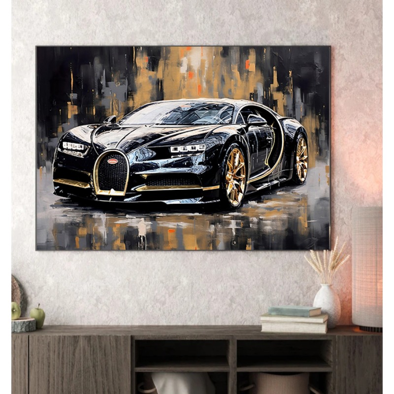 Vintage olieverfschilderij sti - Luxury Lifestyle Cars recensie en prijs