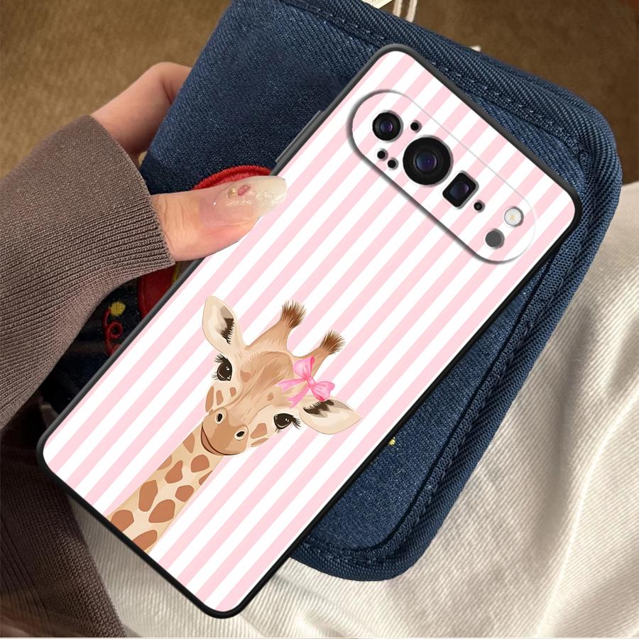 Cartoon Giraffe Funda Telefoon - Google Pixel 9 Pro recensie en prijs