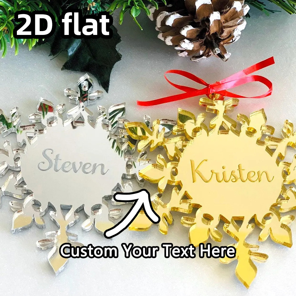 Aangepaste acryl sneeuwvlok or - Personalized Engraved Gift recensie en prijs