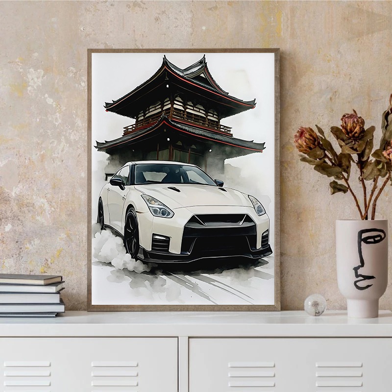 Japanse stijl Supercar Wall Ar - Luxury Lifestyle Cars recensie en prijs