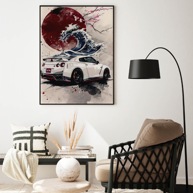 Japanse stijl Supercar Wall Ar - Luxury Lifestyle Cars recensie en prijs