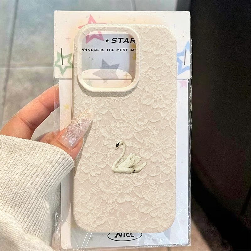 Telefoonhoesje met kant-zwaanp - Apple Iphone 15 recensie en prijs