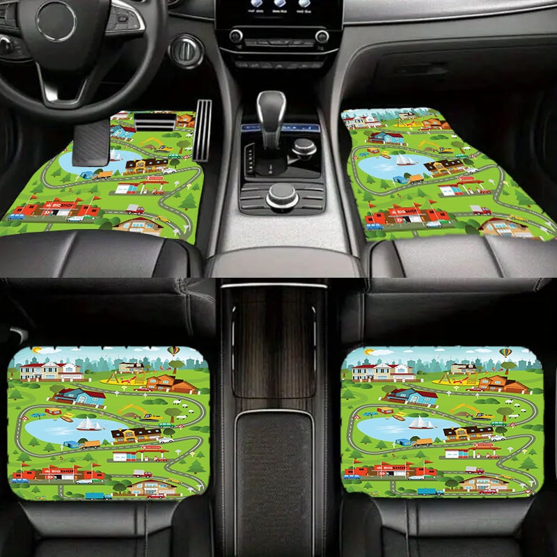 4 stuks polyester autovloermat - Luxury Lifestyle Cars recensie en prijs