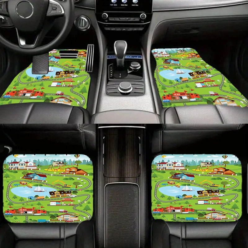 4 stuks polyester autovloermat - Luxury Lifestyle Cars recensie en prijs
