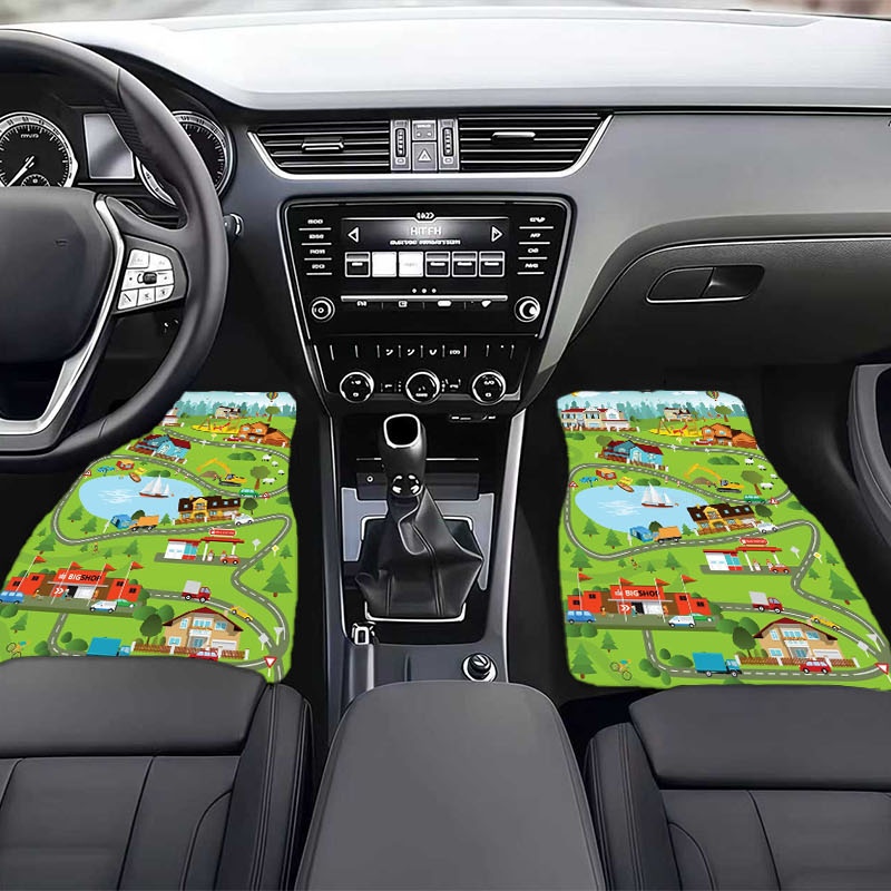 4 stuks polyester autovloermat - Luxury Lifestyle Cars recensie en prijs
