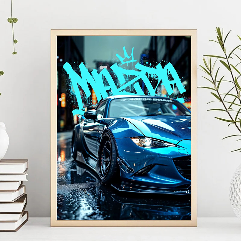 Blauwe Miata Supra Auto E36 Lu - Luxury Lifestyle Cars recensie en prijs