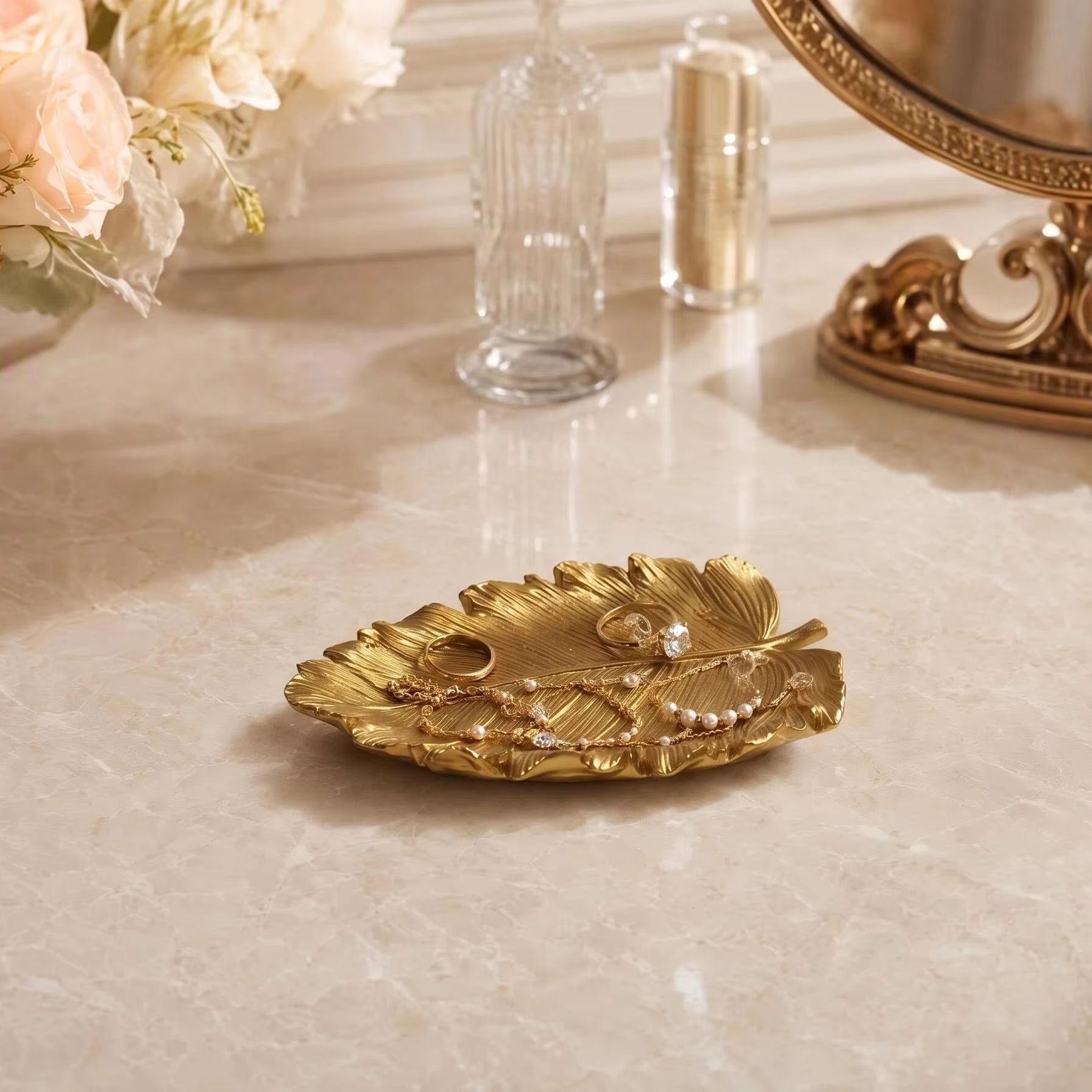 Licht luxe opbergbakje met gou - Luxury Lifestyle Items recensie en prijs